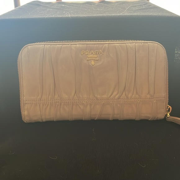 Prada Accessories - prada nappa zip around wallet